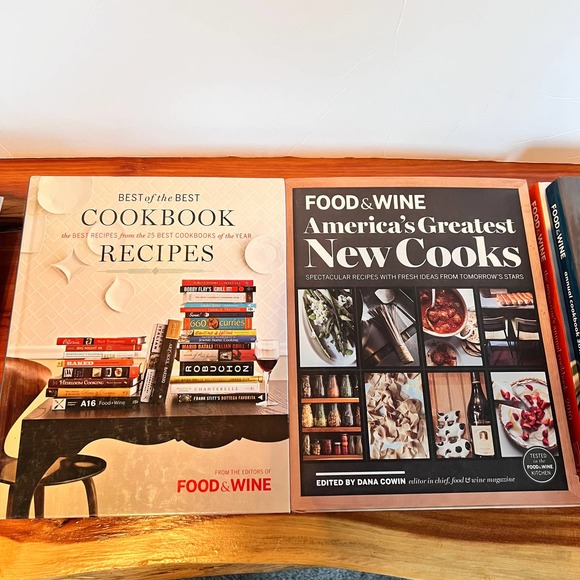 Food & Wine Best Of The Best Book Lot 7 Hardcover Cooking Recipe Kitchen - Picture 3 of 8